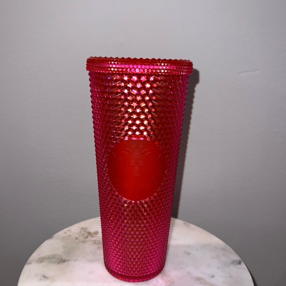 Starbucks pink studded Tumbler. 24oz